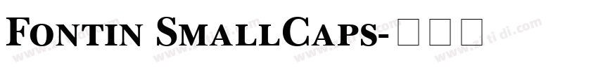 Fontin SmallCaps字体转换 Fontin SmallCaps字体转换